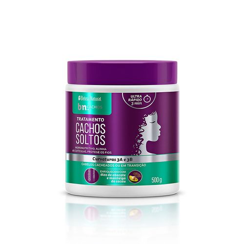 Creme Tratamento Beleza Natural Cach Soltos 500G - Beleza Natural