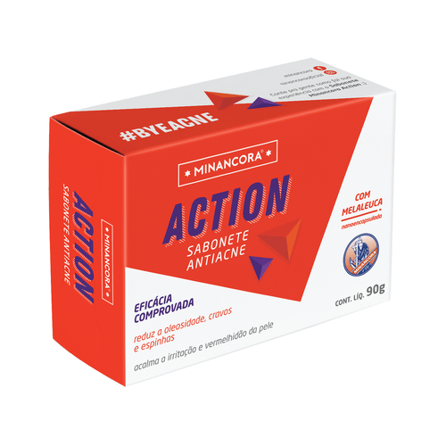 Minancora Action Sabonete  Antiacne 90 Gr