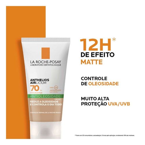 Protetor Solar Facial La Roche-Posay Anthelios Airlicium FPS70 Cor 3.0 - 40g