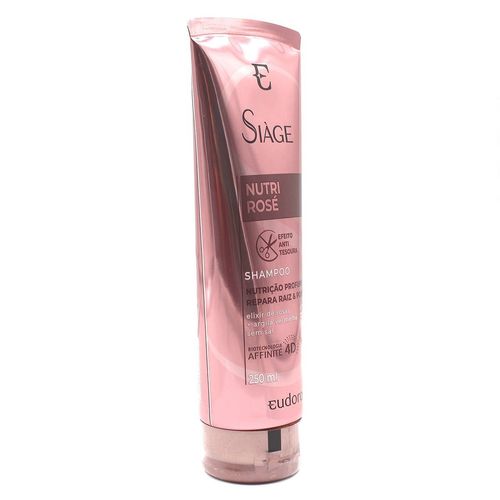 Shampoo Eudora Siàge Nutri Rosé Bisnaga 250ml