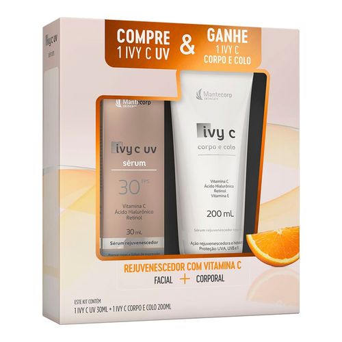 Kit Ivy C Uv Fps30 30Ml Corpo Colo 200Ml