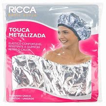 Touca Metalizada Lisa - Ricca