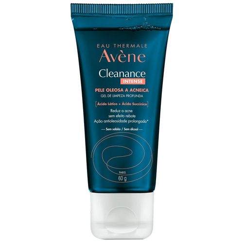 Gel de Limpeza Facial Cleanance Intense 60g Avène para Pele Oleosa