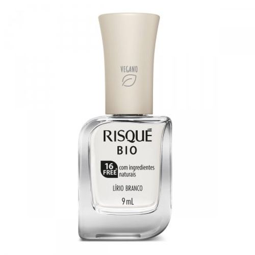 ESMALTE RISQUE BIO LIRIO BRANCO 9ML C/6