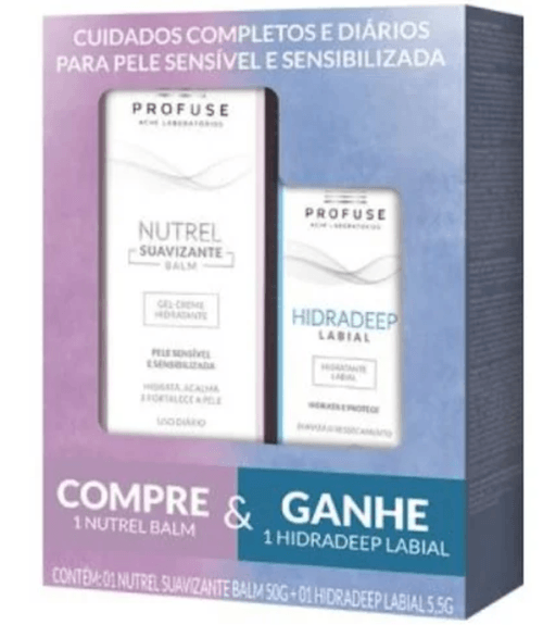 Kit Profuse Nutrel Suavizante 50G + Hidratante Labial Profuse 5,5G