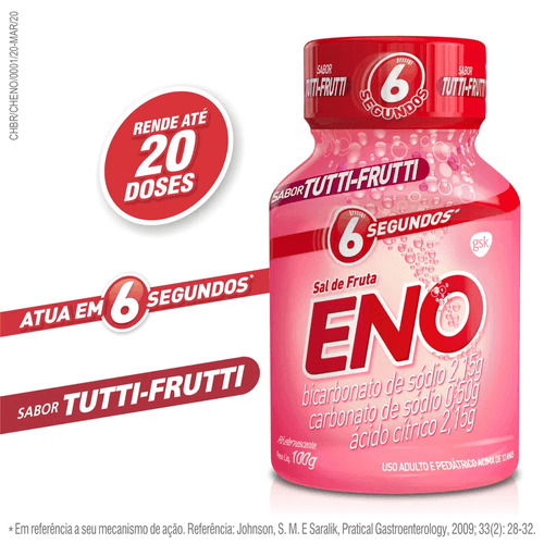 Sal de Fruta Eno Tutti-Frutti - 100g