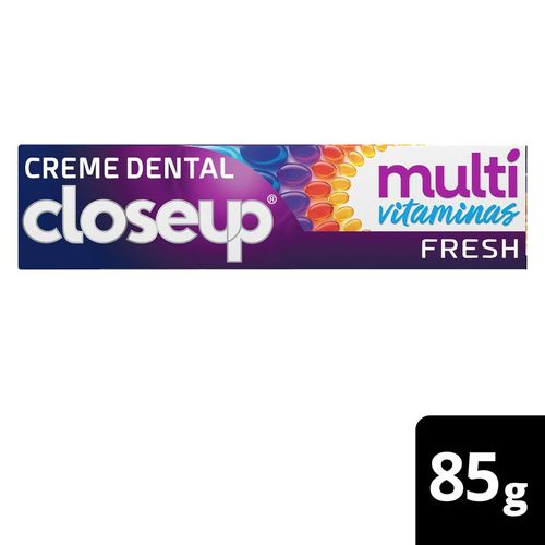 Creme Dental CLOSEUP Multi Vitaminas +12 Benefícios Fresh 85 g
