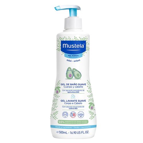 Gel de Banho Mustela Bebê Dermo Lavante - 500ml