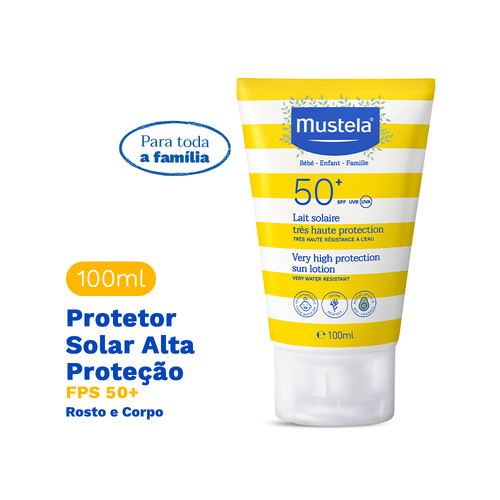 Protetor Solar Fps 50+ Mustela Infantil Loção - 100ml