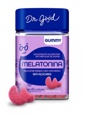 Dr. Good  Suplemento Alimentar Melatonina - 60 gomas