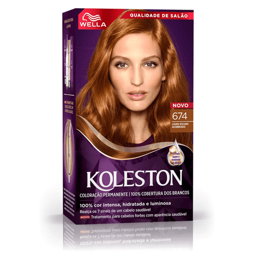 Tintura Koleston Wella 674 Chocolate Acobreado