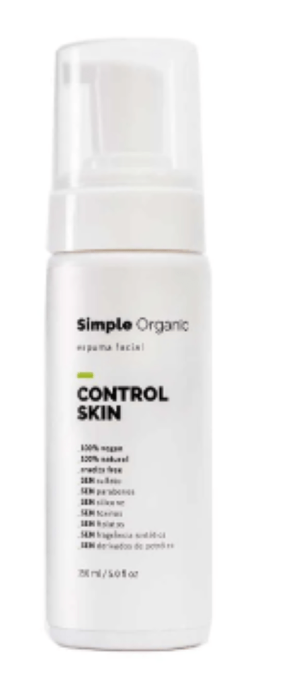 Espuma Facial Simple Organic Control Skin - 150ml