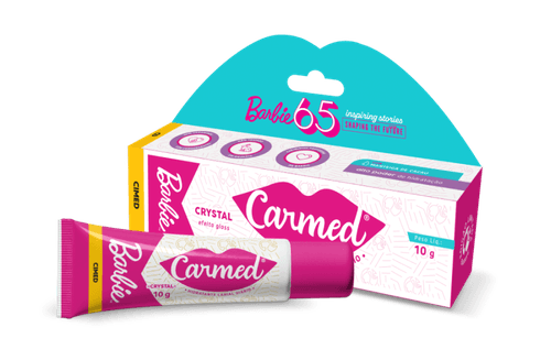 Hidratante Labial Carmed Barbie Crystal - 10g