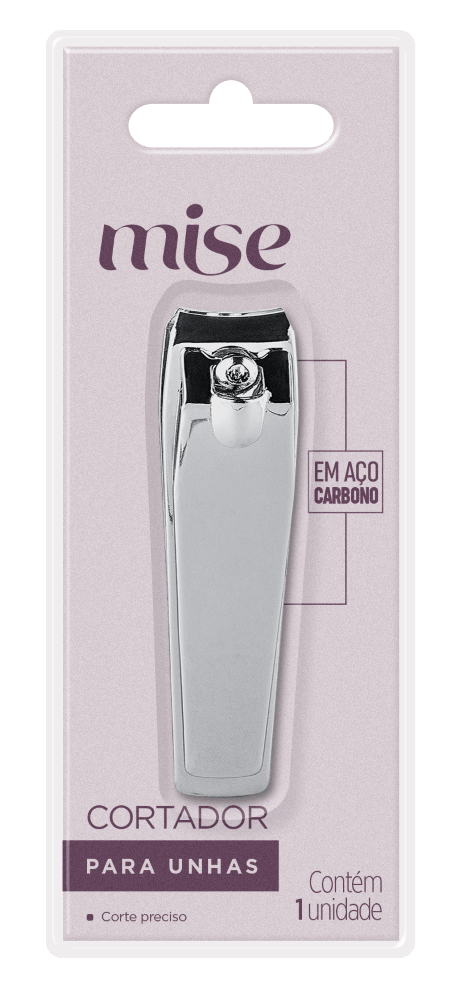 Cortador de Unhas Mise em Aço Carbono Grande - 1 unidade