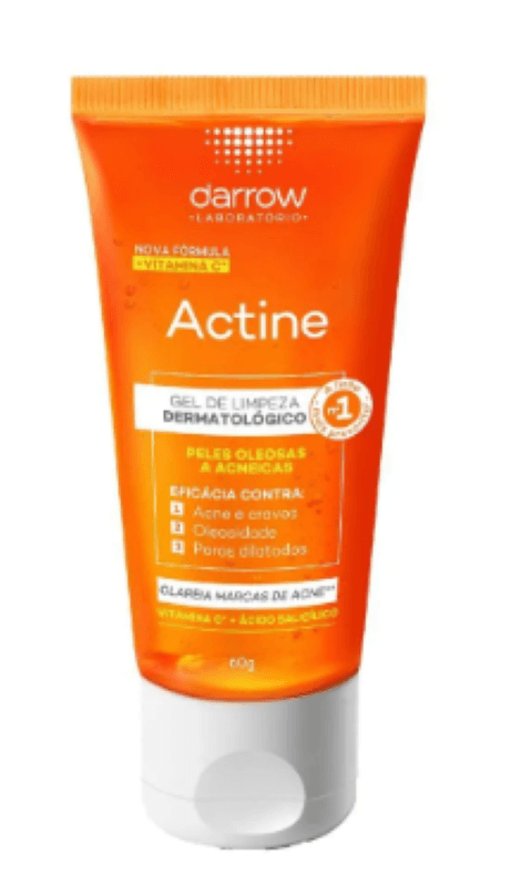 Gel de Limpeza Facial Darrow Actine Peles Oleosas a Acneicas - 60g