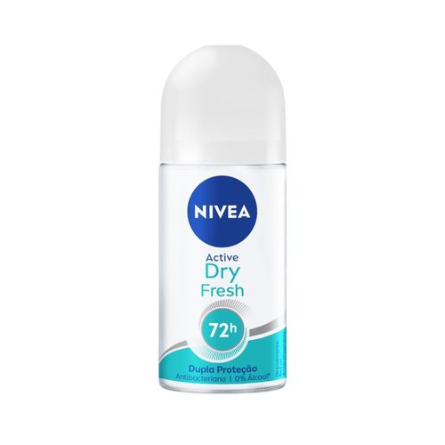 Desodorante Nivea Rollon Dry Fresh Fem 50Ml - Nivea Deo