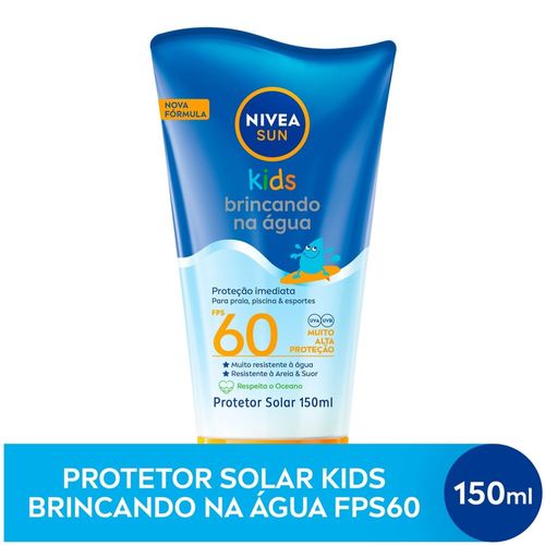 NIVEA SUN Protetor Solar Brincando na Água FPS60 150ml