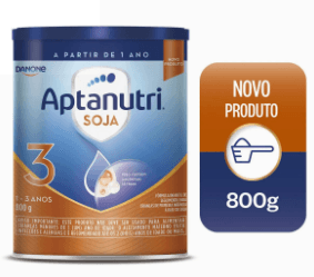 Fórmula Infantil: Aptanutri Soja 3 800g