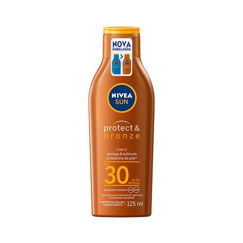 Protetor Solar Nivea Protect Bronze Fps30 125Ml - Nivea Sun