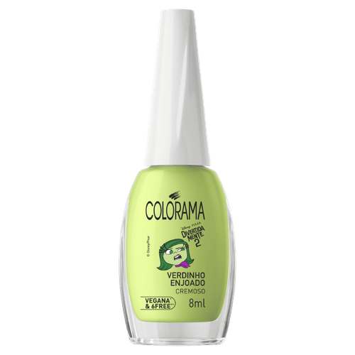 Esmalte Cremoso Verdinho Enjoado Divertida Mente 2 Colorama - 8ml