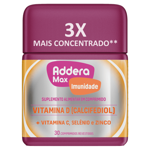 ADDERA MAX IMUNIDADE 30CPR