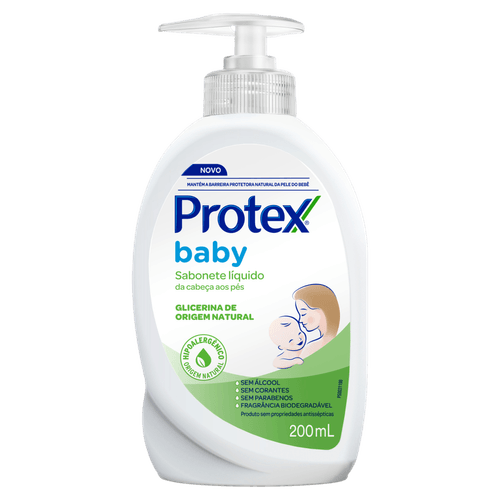 SABONETE LÍQUIDO PROTEX BABY GLICERINA 200ML