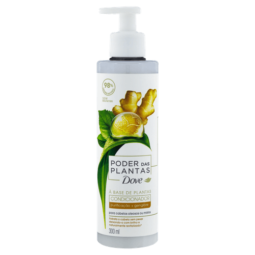 Condicionador Dove Purif+Gengibre Pump 300Ml
