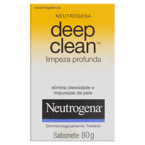 Sabonete Facial Limpeza Profunda Neutrogena 80g Barra