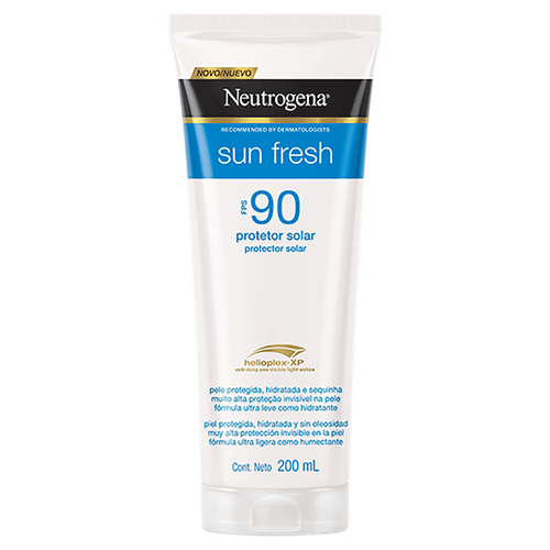 Protetor Solar FPS 90 Neutrogena Sun Fresh Bisnaga 200ml