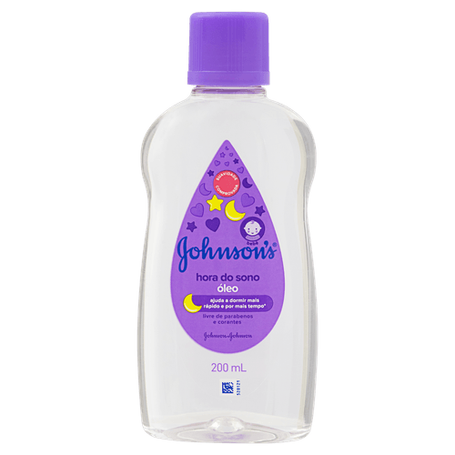 Óleo para Bebê Johnson's Baby Hora do Sono Frasco 200ml