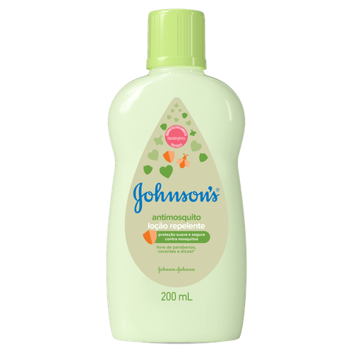 Repelente Bebê Loção Antimosquito Johnson's Frasco 200ml