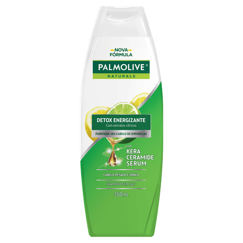 Shampoo Palmolive Naturals Detox Energizante Frasco 350ml