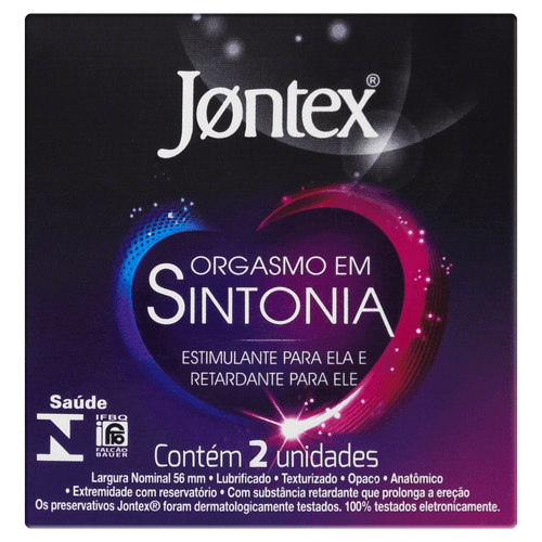Preservativo Jontex Orgasm Sin 1X1 02Un - Jontex