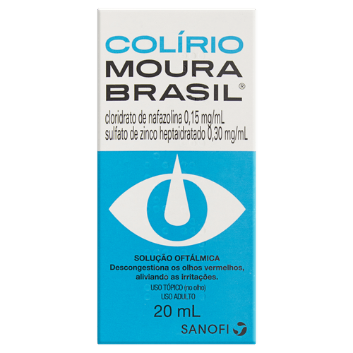 Colírio Moura Brasil Sanofi Caixa 20ml