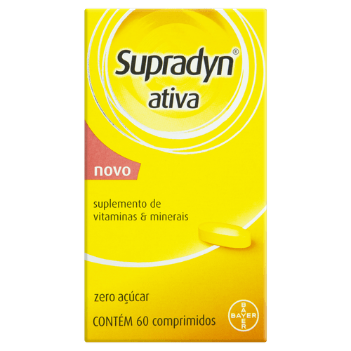 Suplemento Vitamínico Supradyn Ativa Bayer 60 Comprimidos