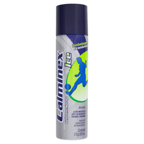 Gelo Calminex Ice Spray Frasco 170g Embalagem Econômica