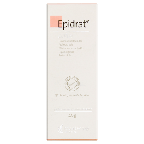 Hidratante Restaurador sem Fragrância Mantecorp Skincare Epidrat Calm Caixa 40g