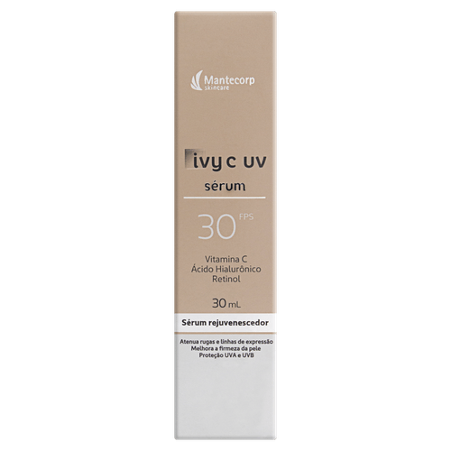 Sérum Rejuvenescedor FPS 30 Mantecorp Skincare Ivy C Caixa 30ml