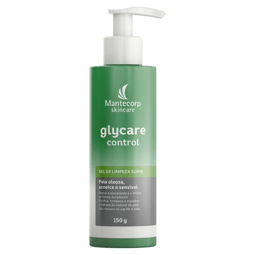Gel de Limpeza Suave Mantecorp Skincare Glycare Control Frasco 150g