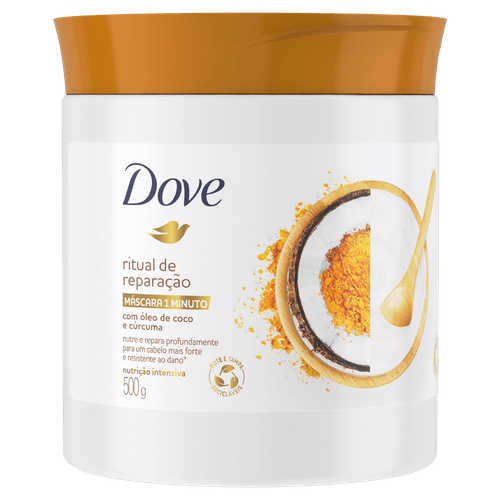 Máscara Condicionante Nutrição Intensa Dove Ritual de Reparação 1 Minuto Pote 500g