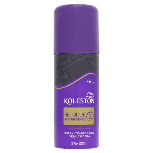 Retoque Spray Preto Wella Koleston Frasco 100ml