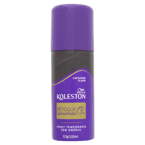 Retoque Spray Castanho Claro Wella Koleston Frasco 100ml
