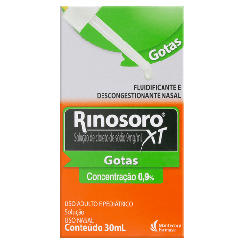 Descongestionante Nasal Rinosoro XT  9mg/ml Gotas 30ml