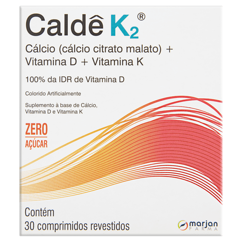 Suplemento Caldê K2 Caixa 30 Comprimidos Revestidos