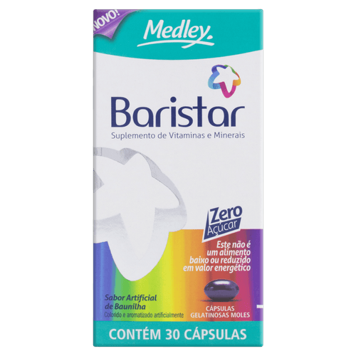 Suplemento Baunilha Baristar Caixa 30 Cápsulas