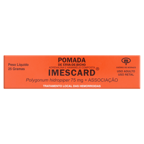Pomada Imescard 1,25 + 0,00625 + 5 + 0,75mg 25g + Aplicador