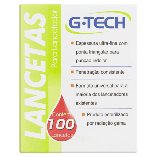 Lanceta G-Tech 28G 100 unidades