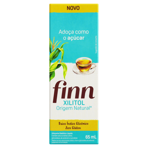 Adoçante Finn Xylitol Fr 65Ml - Finn