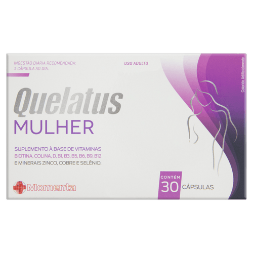 Quelatus Mulher 30 Cápsulas