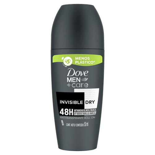 Antitranspirante Roll-On Invisible Dry Dove Men+Care 50ml
